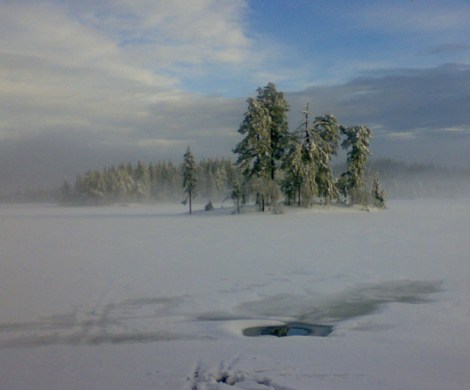 Isen på Øyangen